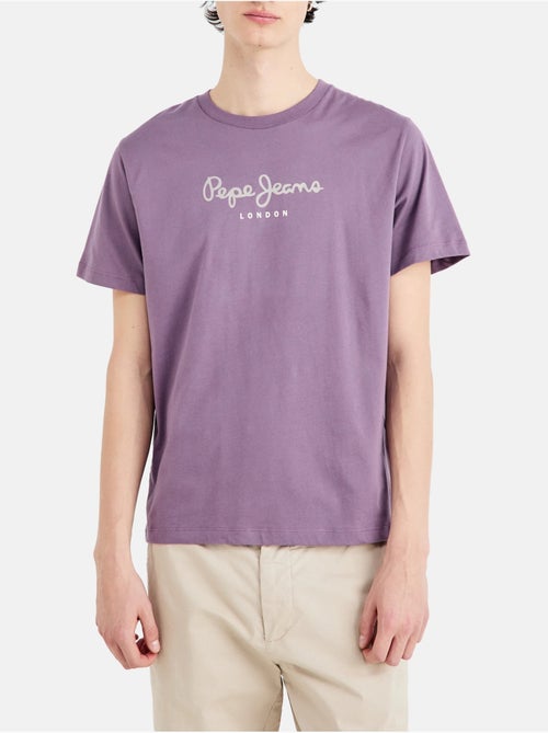 T-shirt Masculina Violeta Pepe Jeans Eggo SEB - Kiabi T-shirt Masculina Violeta Pepe Jeans Eggo SEB - Kiabi