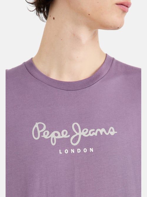T-shirt Masculina Violeta Pepe Jeans Eggo SEB - Kiabi T-shirt Masculina Violeta Pepe Jeans Eggo SEB - Kiabi