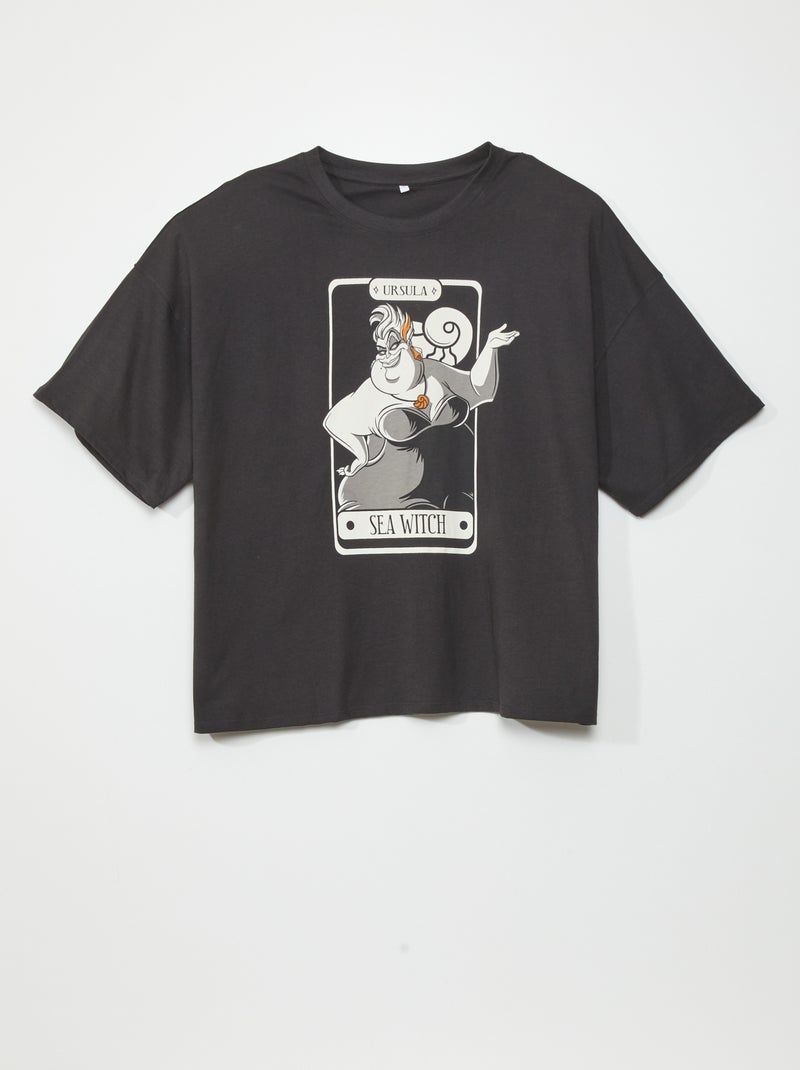 T-shirt 'mau Disney' Halloween PRETO - Kiabi
