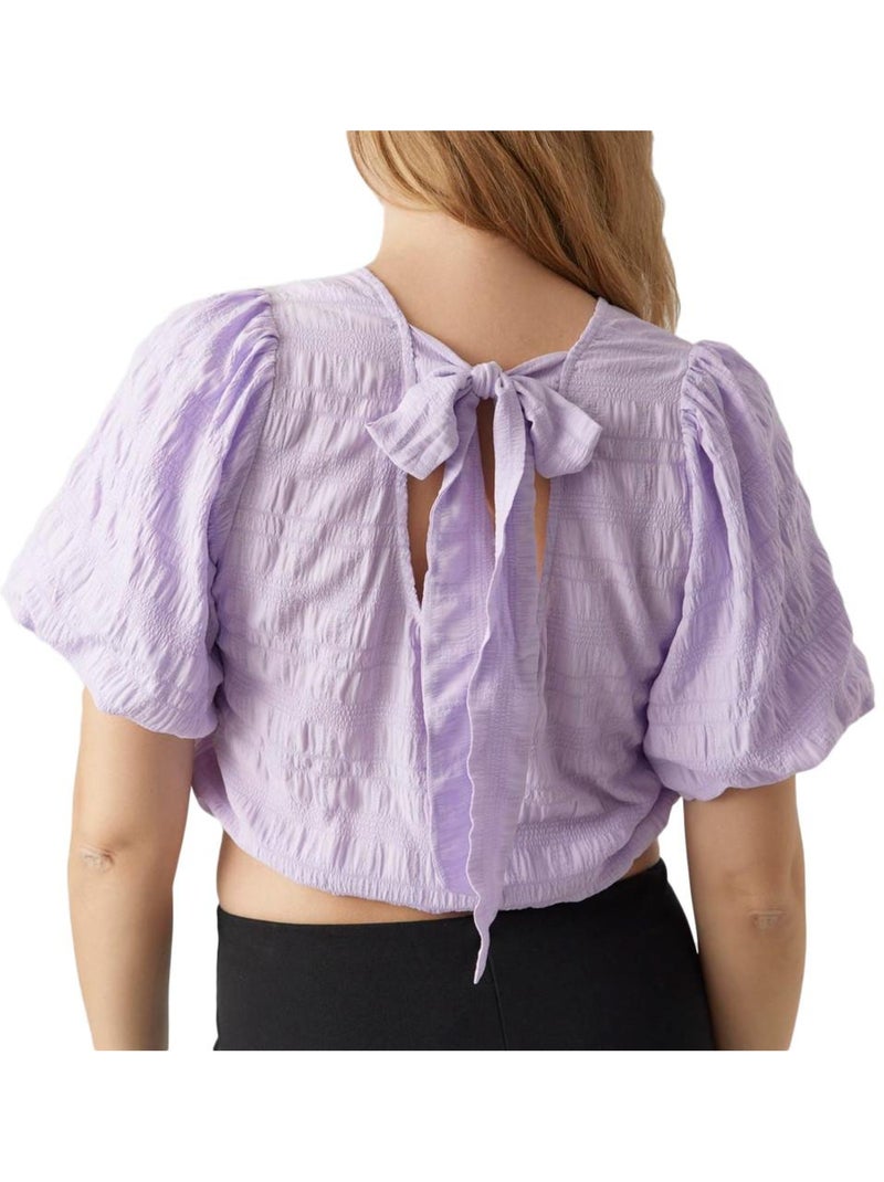 T-Shirt Mauve para Mulher Mamalicious Beau Roxo - Kiabi
