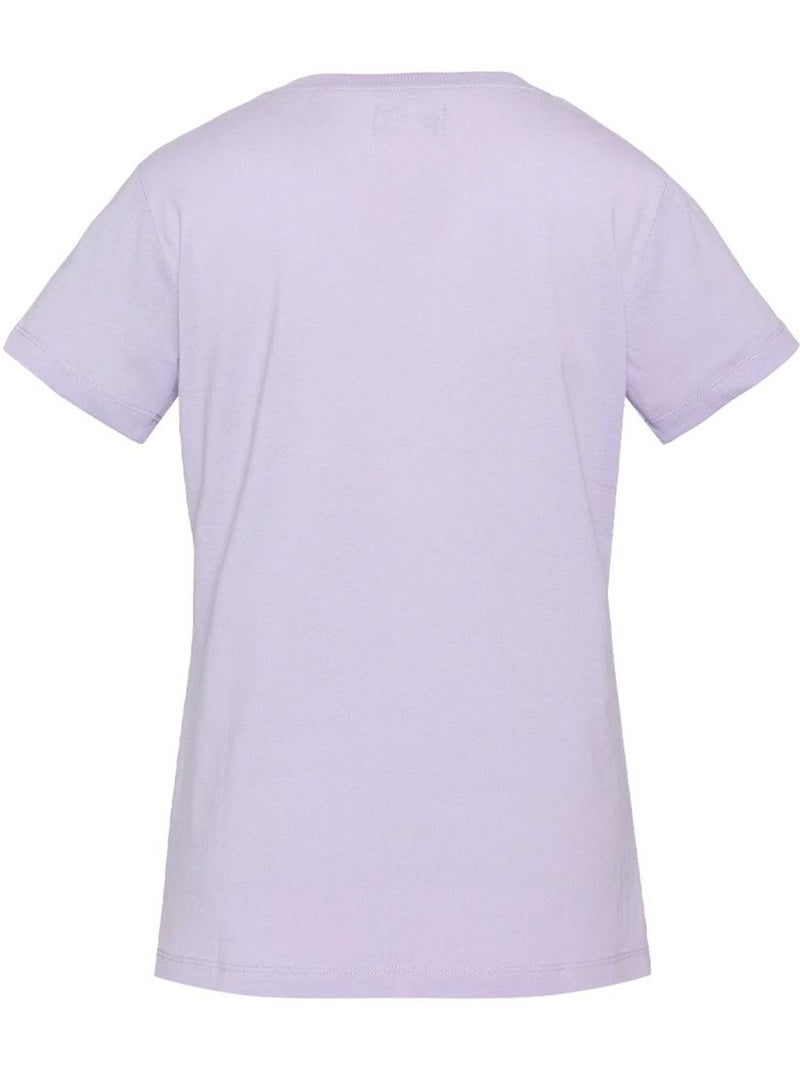 T-Shirt Mauve para Mulher Schott TSBRODEDW Roxo - Kiabi