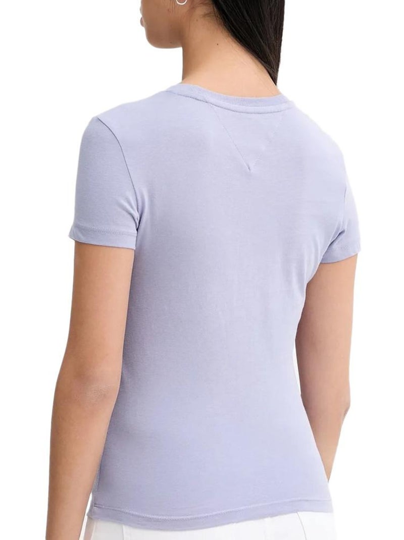 T-shirt Mauve para Mulher Tommy Hilfiger Tjw Roxo - Kiabi
