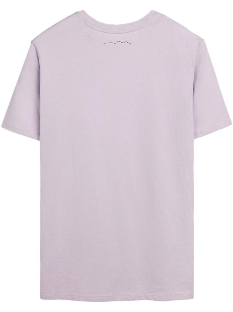 T-Shirt Mauve para Rapaz Teddy Smith Company Roxo - Kiabi