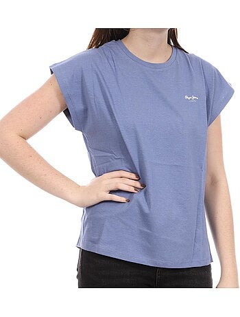 T-shirt feminina vermelha pepe jeans bloom