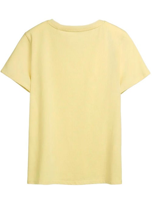 T-shirt menina amarela teddy smith ribelles - Kiabi