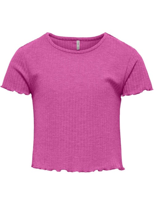 T-shirt Menina Fúcsia Only Nella - Kiabi T-shirt Menina Fúcsia Only Nella - Kiabi