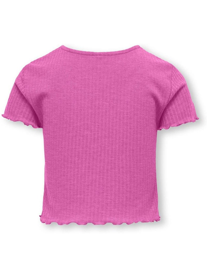 T-shirt Menina Fúcsia Only Nella Rosa - Kiabi