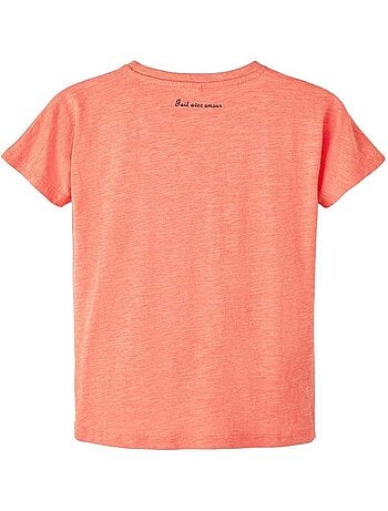 T-shirt Menina Laranja Name It Falivibes