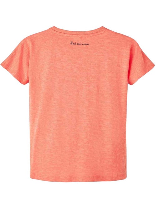 T-shirt Menina Laranja Name It Falivibes - Kiabi