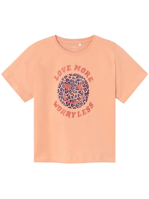 T-shirt Menina Laranja Name it Nyla - Kiabi