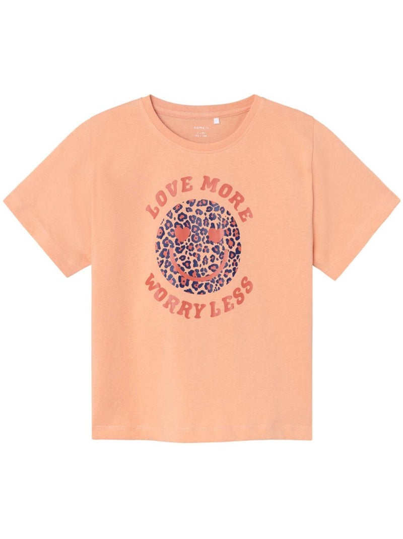 T-shirt Menina Laranja Name it Nyla Laranja - Kiabi
