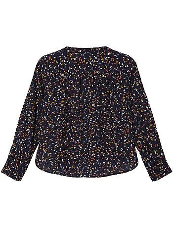T-shirt Menina Manga Comprida Name it Vinayafra Preto