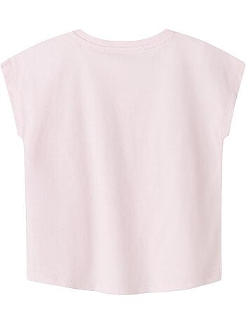 T-Shirt Menina Name it Capsl Rosa
