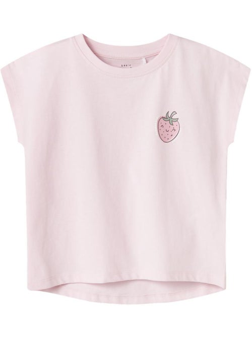 T-Shirt Menina Name it Capsl Rosa - Kiabi
