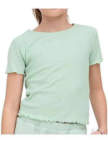 T-shirt Menina Only Nella Verde Claro