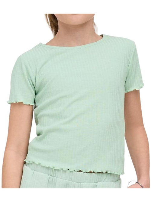 T-shirt Menina Only Nella Verde Claro - Kiabi