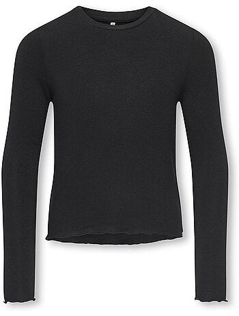 T-Shirt Menina Preto Kids ONLY Gamour