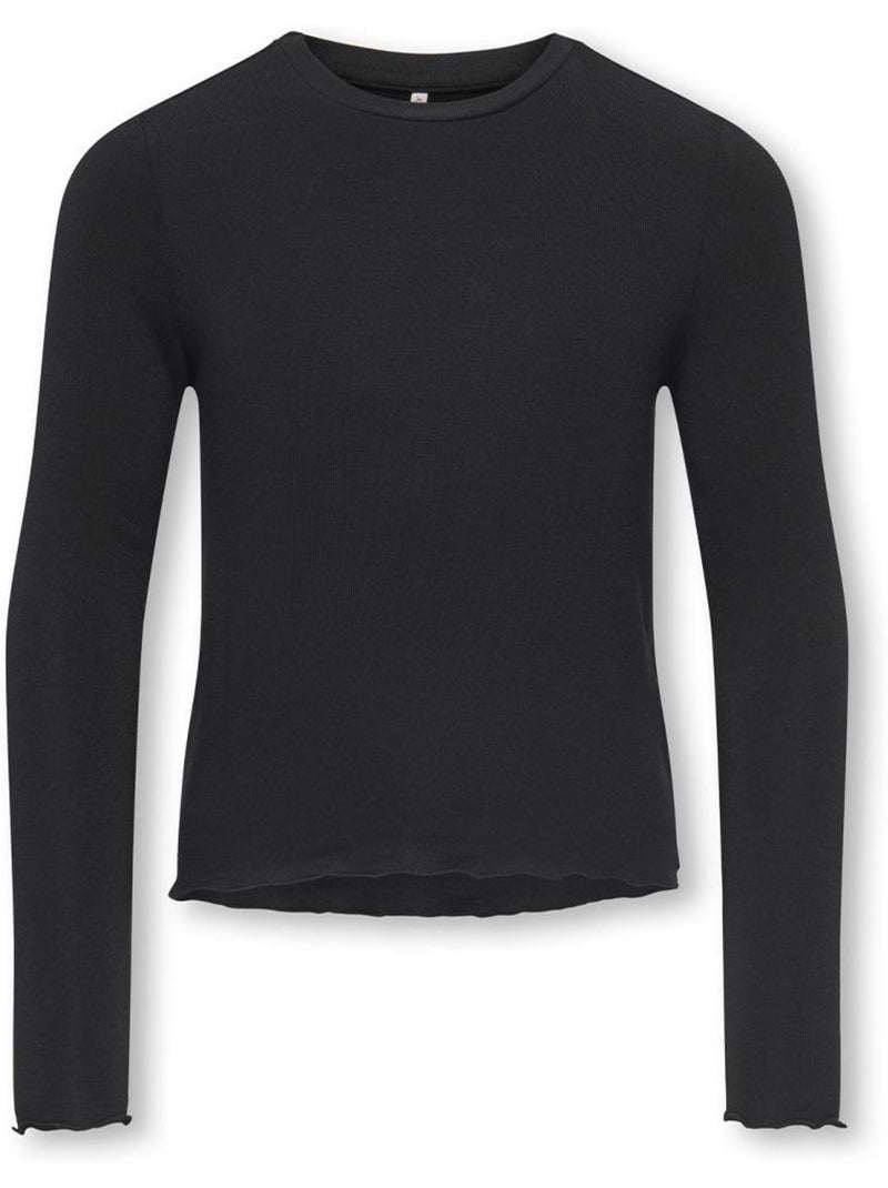 T-Shirt Menina Preto Kids ONLY Gamour Preto - Kiabi