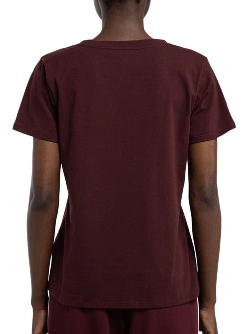 T-shirt menina teddy smith ribelles bordô - Kiabi