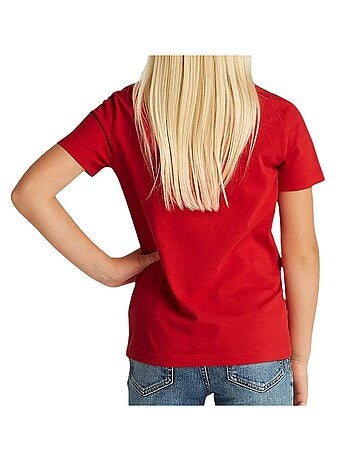 T-Shirt Menina Tommy Hilfiger Script Vermelha