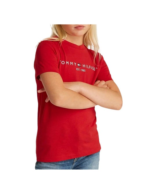 T-shirt menina tommy hilfiger script vermelha - Kiabi T-shirt menina tommy hilfiger script vermelha - Kiabi