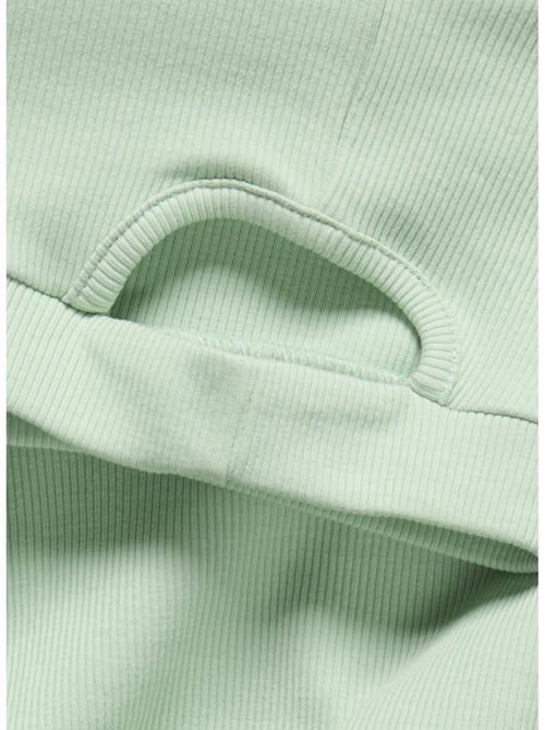 T-Shirt Menina Verde com Recorte Kids ONLY - Kiabi