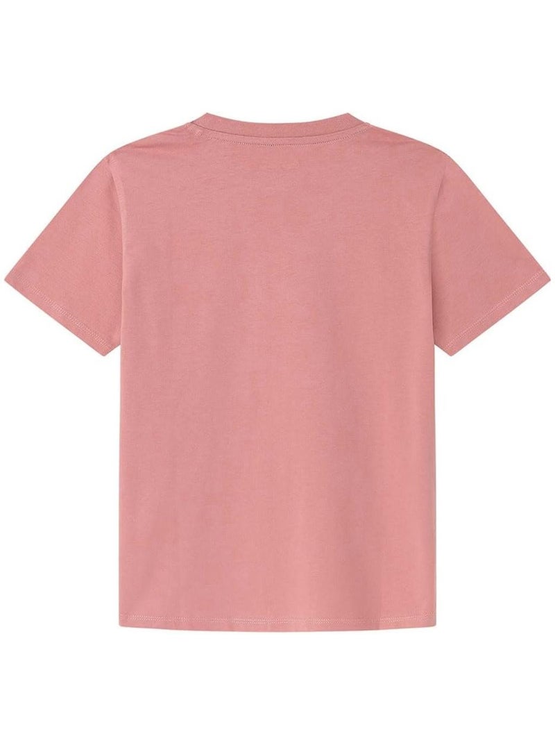 T-Shirt Menino Pepe Jeans New Art Rosa Rosa - Kiabi