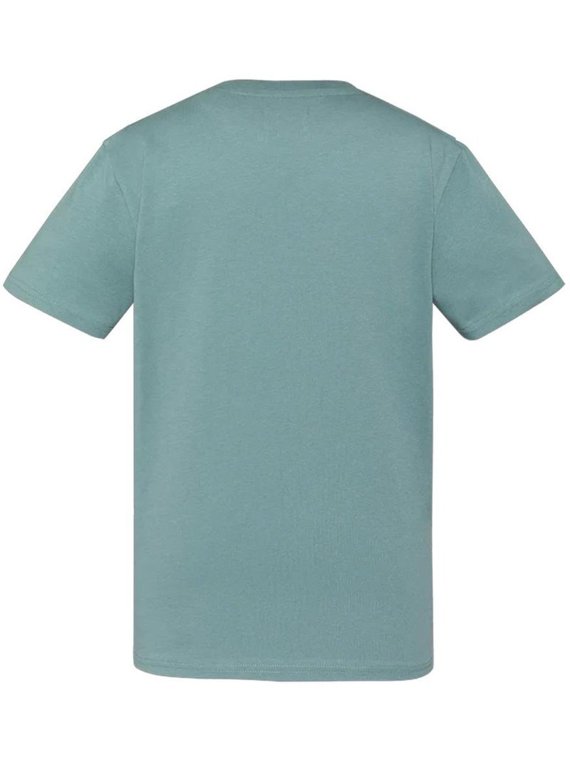 T-Shirt Menino Verde Estampada Schott Verde - Kiabi