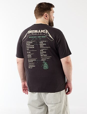 T-shirt Metallica de manga curta