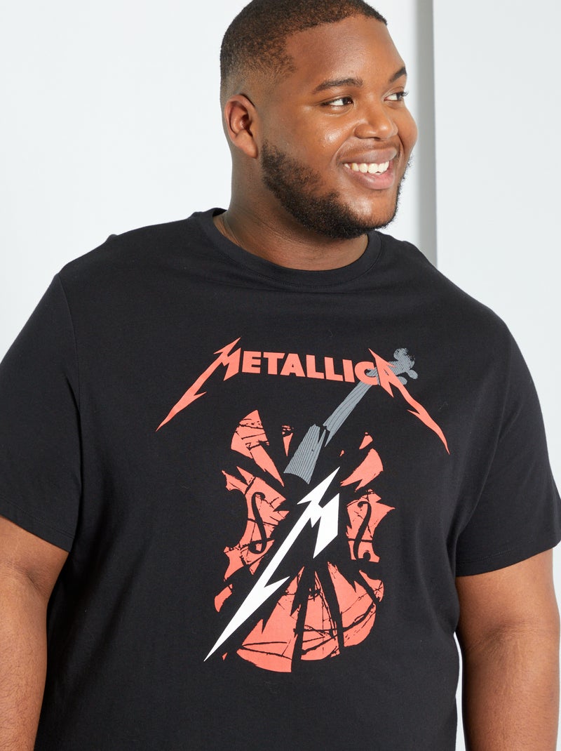 T-shirt 'Metallica' Preto - Kiabi