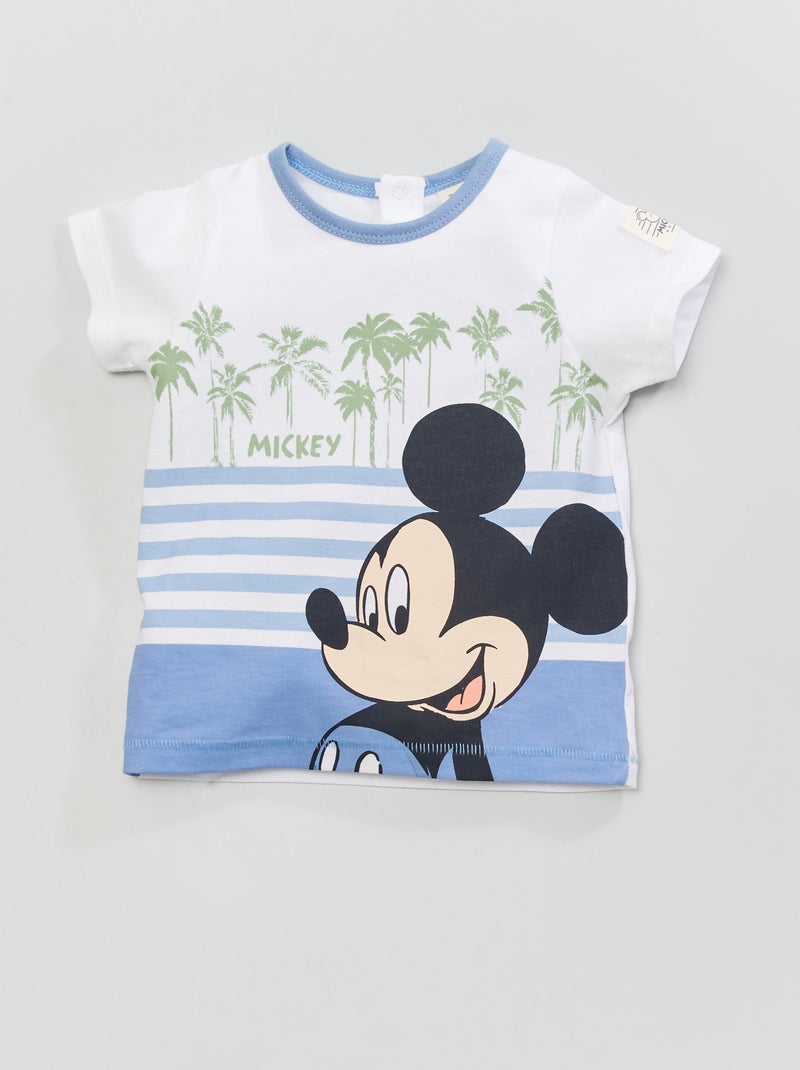T-shirt 'Mickey' Azul - Kiabi