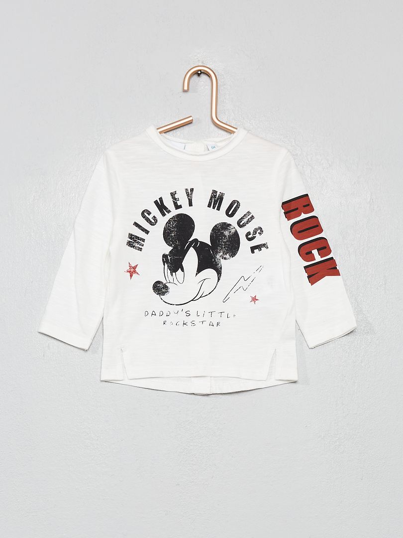 T-shirt 'Mickey' BRANCO - Kiabi
