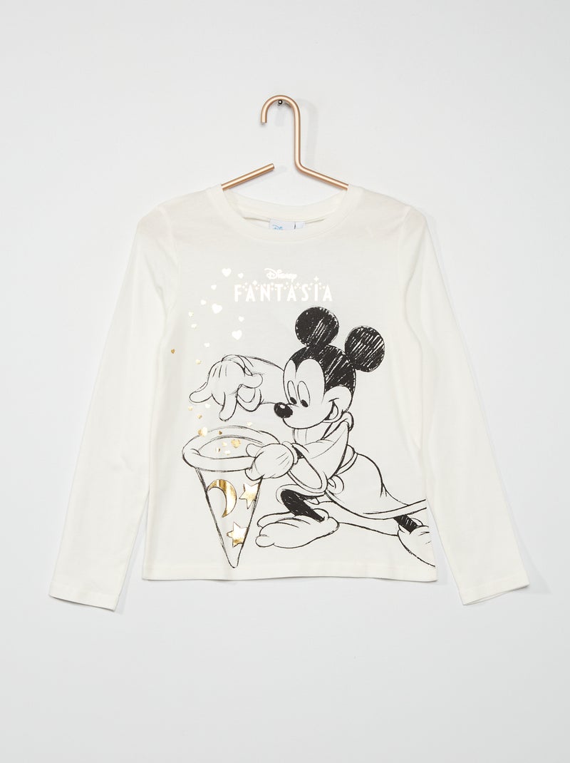 T-shirt 'Mickey' BRANCO - Kiabi