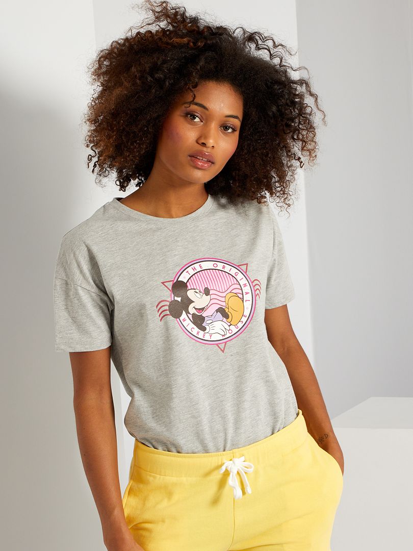 T-shirt 'Mickey' CINZA - Kiabi
