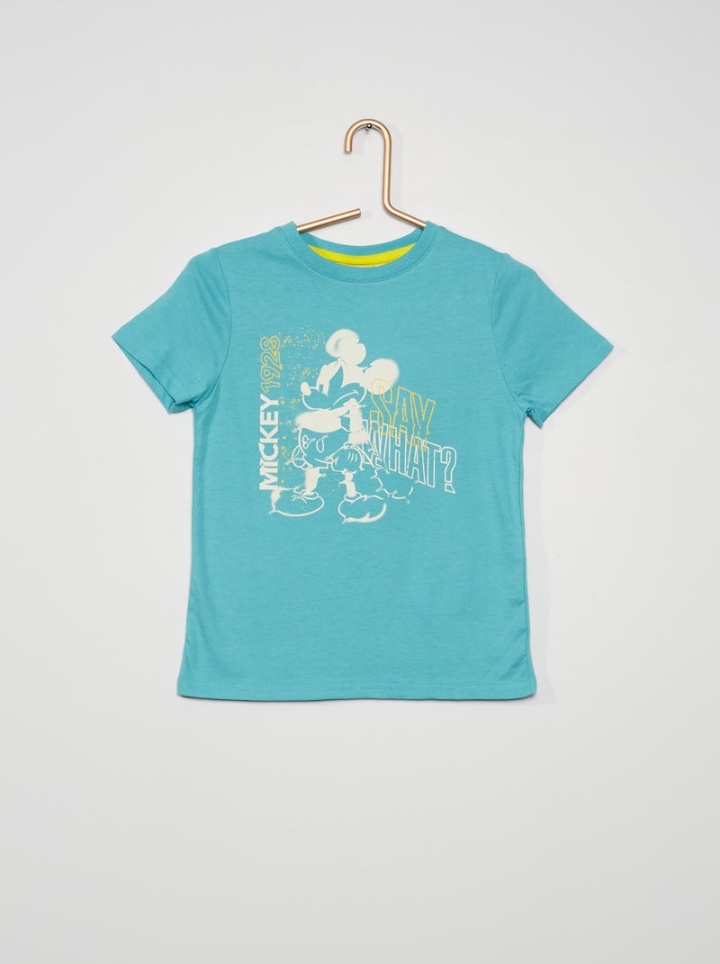 T-shirt 'Mickey' com gola redonda CINZA - Kiabi