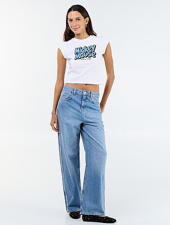 T-shirt 'Mickey' cropped