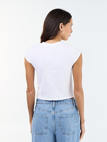 T-shirt 'Mickey' cropped