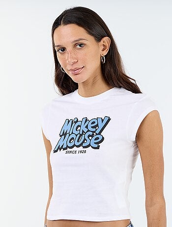 T-shirt 'Mickey' cropped