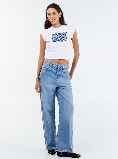 T-shirt 'Mickey' cropped - Kiabi T-shirt 'Mickey' cropped - Kiabi