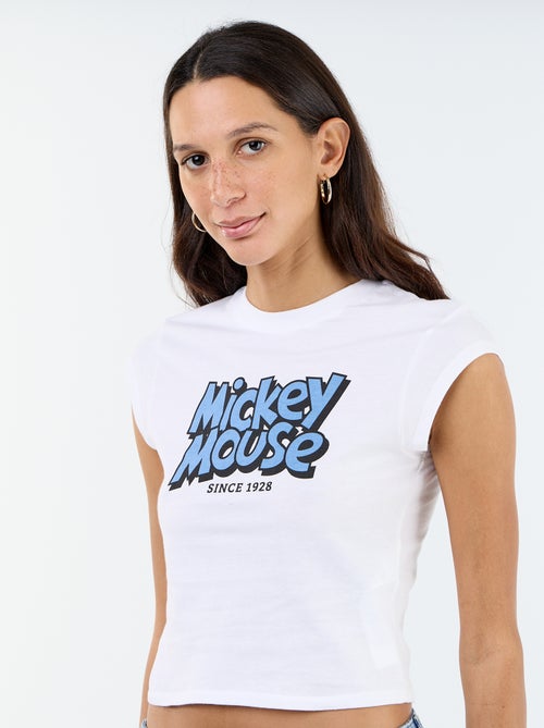 T-shirt 'Mickey' cropped - Kiabi T-shirt 'Mickey' cropped - Kiabi
