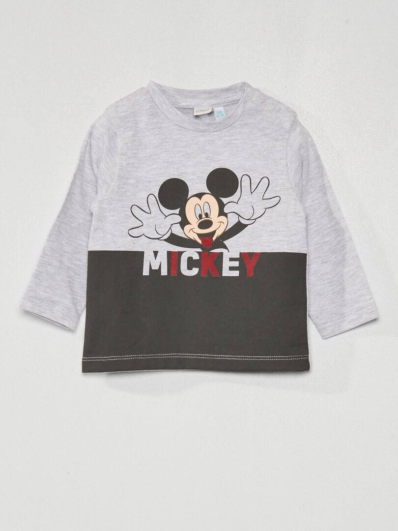 T-shirt 'Mickey' da 'Disney' Azul Marinho - Kiabi