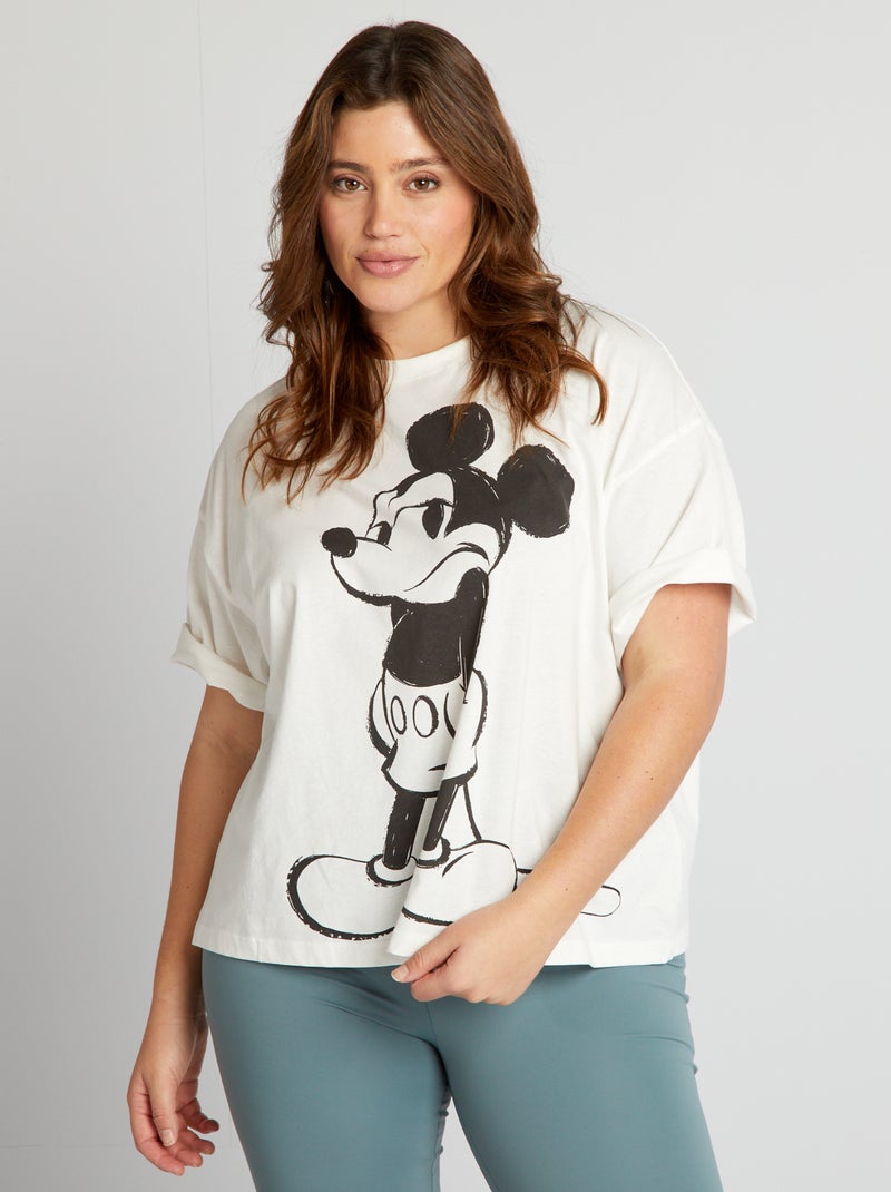 T-shirt 'Mickey' da 'Disney' BRANCO - Kiabi
