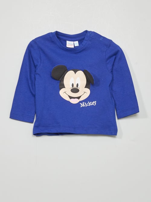 T-shirt 'Mickey' 'Disney'  - Azul-marinho - Kiabi