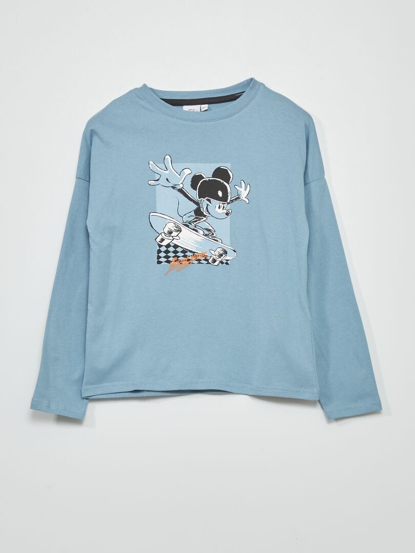 T-shirt 'Mickey' 'Disney' AZUL - Kiabi