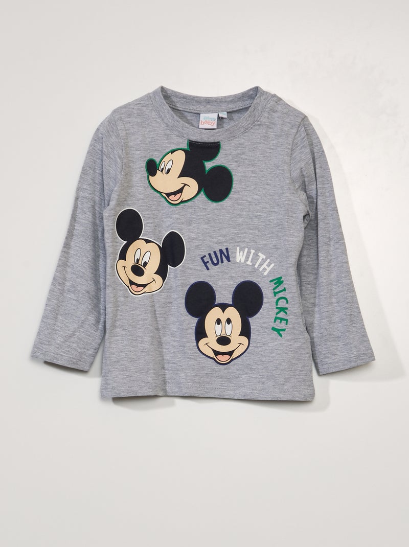 T-shirt 'Mickey' 'Disney' CINZA - Kiabi