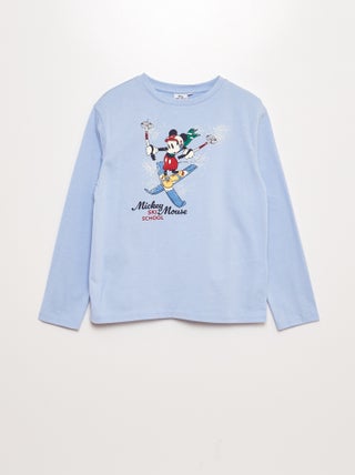 T-shirt 'Mickey' 'Disney' de manga comprida