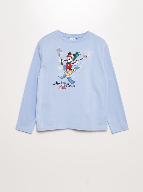 T-shirt 'Mickey' 'Disney' de manga comprida - Kiabi