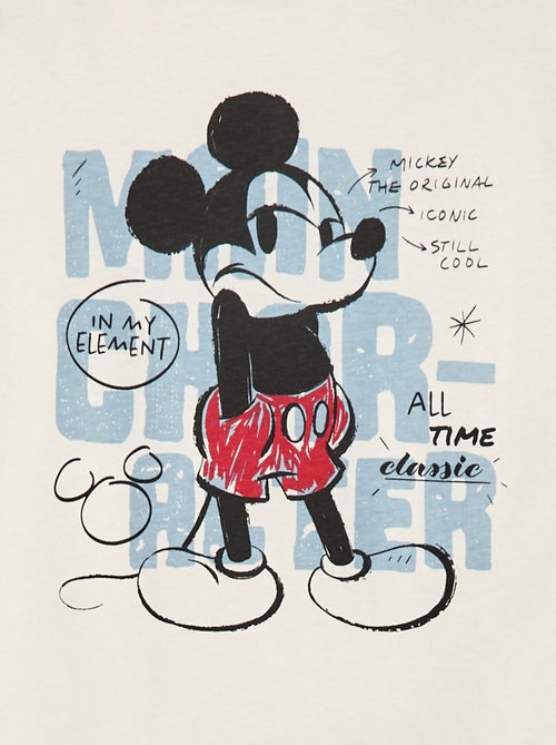 T-shirt 'Mickey' 'Disney' de manga comprida - Kiabi
