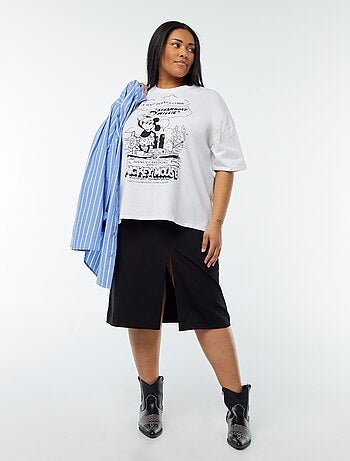 T-shirt 'Mickey' 'Disney' de manga curta estampada
