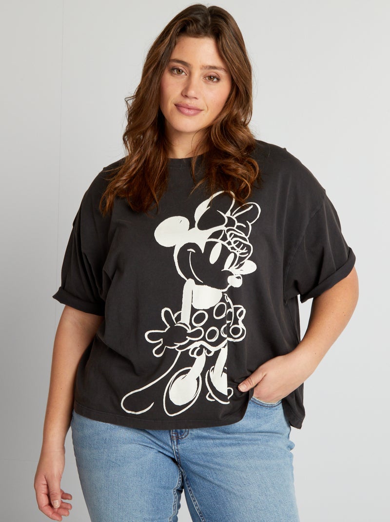 T-shirt 'Mickey' 'Disney' PRETO - Kiabi